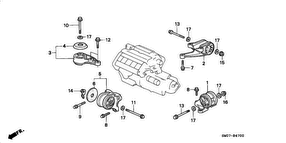 honda B__4700 ENGINE MOUNTS