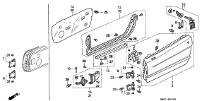 honda B__5320 FRONT DOOR PANELS