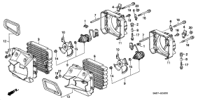 honda B__5800 КОНДИЦИОНЕР (CONDENSER)