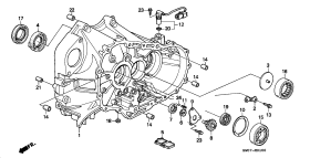 honda M__0100 КОРПУС СЦЕПЛЕНИЯ (3.0L)