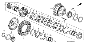honda M__0800 ДИФФЕРЕНЦИАЛЬНАЯ ПЕРЕДАЧА (3.0L)