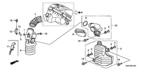 honda B__0105 RESONATOR CHAMBER (2.0L)