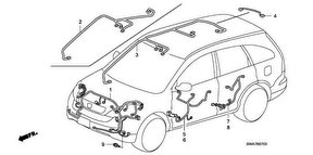 honda B__0703 WIRE HARNESS (RH) (2)
