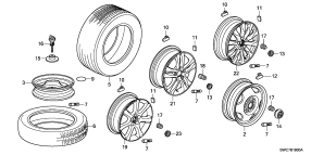 honda B__1800 ШИНА/ WHEEL DISKS