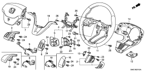 honda B__3110 РУЛЕВОЕ КОЛЕСО