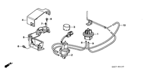 honda B__0120 EGR CONTROL DEVICE