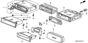 honda B__1610 AUTO RADIO