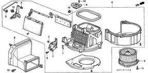 honda B__1710 ИМПУЛЬСНЫЙ МОДУЛЯТОР ОТОПЛЕНИЯ (LH)