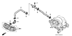 honda E__0320 TCS BYPASS HOSE