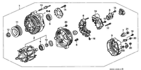 honda E__0610 ГЕНЕРАТОР (DENSO)