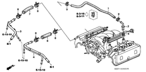 honda E__0800 ВОЗДУХООТВОДНАЯ ТРУБА