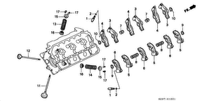 honda E__1201 VALVE/ROCKER ARM (RIGHT)