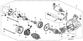 honda E__0710 СТАРТЕР (DENSO)