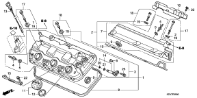honda E__0900 КРЫШКА ГОЛОВКИ ЦИЛИНДРА