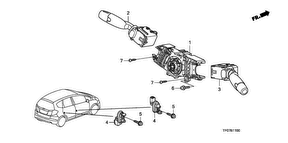 honda B__1100 КОМБИНИРОВАННЫЙ ПЕРЕКЛЮЧАТЕЛЬ