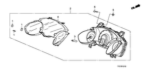 honda B__1210 METER COMPONENTS (NS)