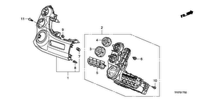 honda B__1702 AUTO AIR CONDITIONER CONTROL (LH)