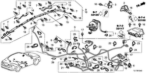 honda B__1340 SRS UNIT (LH)