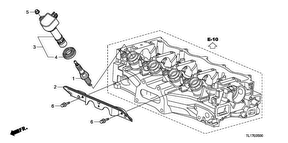 honda E__0500 PLUG HOLE COIL/PLUG (2.0L)
