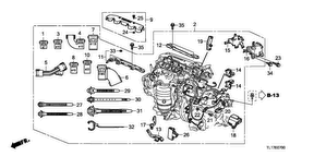 honda E__0700 ENGINE WIRE HARNESS (2.0L)