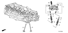 honda E__1200 VALVE/ROCKER ARM (2.0L)