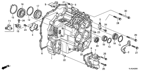 honda ATM0200 КОРПУС ТРАНСМИССИИ