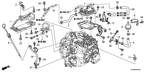 honda ATM0701 ЩУП/ ATF PIPE (2)