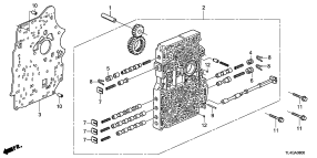 honda ATM0800 MAIN VALVE BODY
