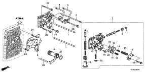 honda ATM0810 REGULATOR BODY