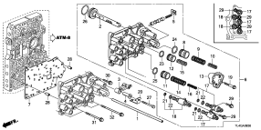 honda ATM0830 SERVO BODY