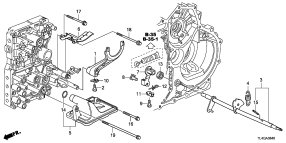 honda ATM0840 ВИЛКА ПЕРЕКЛЮЧЕНИЯ