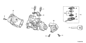 honda B__1105 KEY CYLINDER COMPONENTS