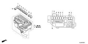 honda B__1302 БЛОК УПРАВЛЕНИЯ (ENGINE ROOM) (2)