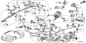honda B__1340 SRS UNIT (LH)