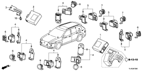 honda B__1350 PARKING SENSOR