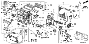 honda B__1720 ОТОПИТЕЛЬ (LH)