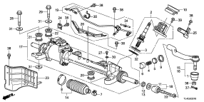 honda B__3310 P.S. GEAR BOX (EPS) (LH)