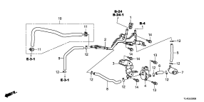 honda E__0200 INSTALL PIPE/ ПРОВОД (2.4L)