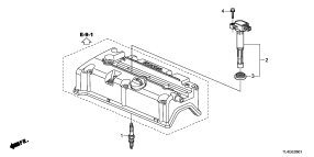 honda E__0501 PLUG HOLE COIL/ ВИЛКА (2.4L)