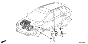 honda E__0705 ENGINE WIRE HARNESS STAY