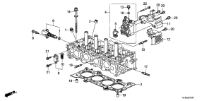 honda E__1011 VTC OIL CONTROL VALVE (2.4 L)