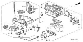 honda B__1721 ОТОПИТЕЛЬ (RH)