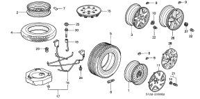 honda B__1800 ШИНА/ WHEEL DISK