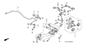 honda B__2900 REAR LOWER ARM