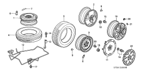 honda B__1800 ШИНА/ WHEEL DISKS