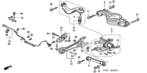 honda B__2900 REAR LOWER ARM
