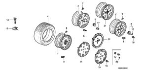 honda B__1800 ШИНА/ WHEEL DISKS