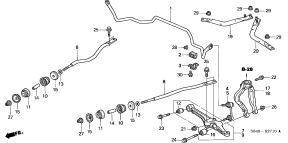 honda B__2710 FRONT LOWER ARM