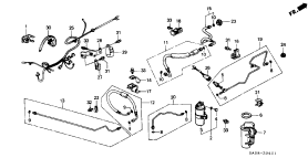 honda BOP0401 КОНДИЦИОНЕР (HOSES/PIPES) (2)