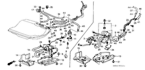 honda B__0401 ТОПЛИВНЫЙ НАСОС/ FUEL STRAINER